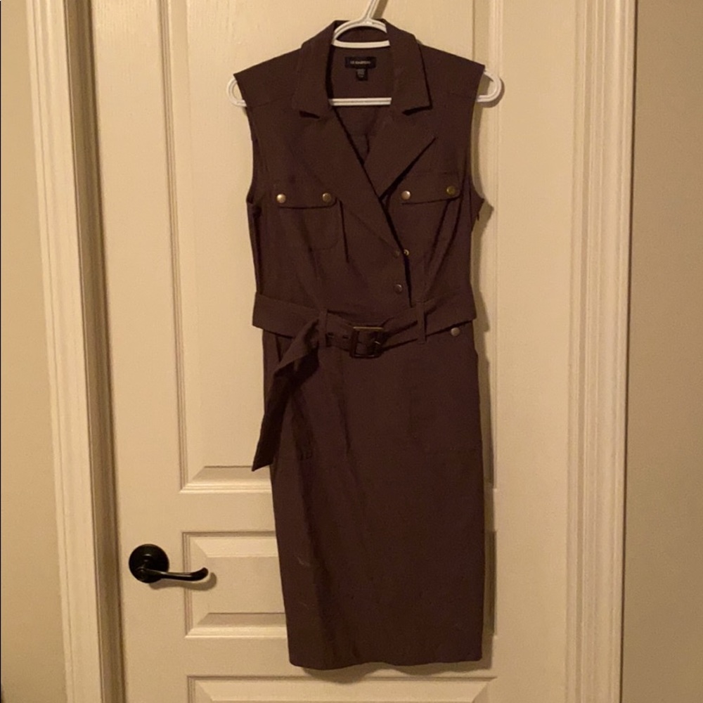 Le Chateau Dark Green Dress